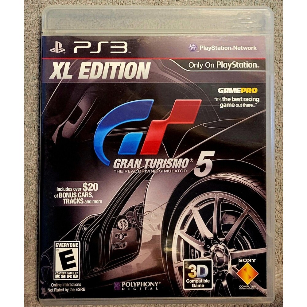 Gran Turismo 5 -- XL Edition (PlayStation 3, 2012) Complete - Tested Working